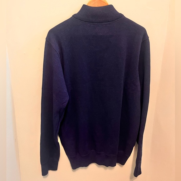 Robert Graham - Men’s Large - Zip-up Sweater - Blue - 80% Cotton 20% Polyester - - Picture 8 of 12